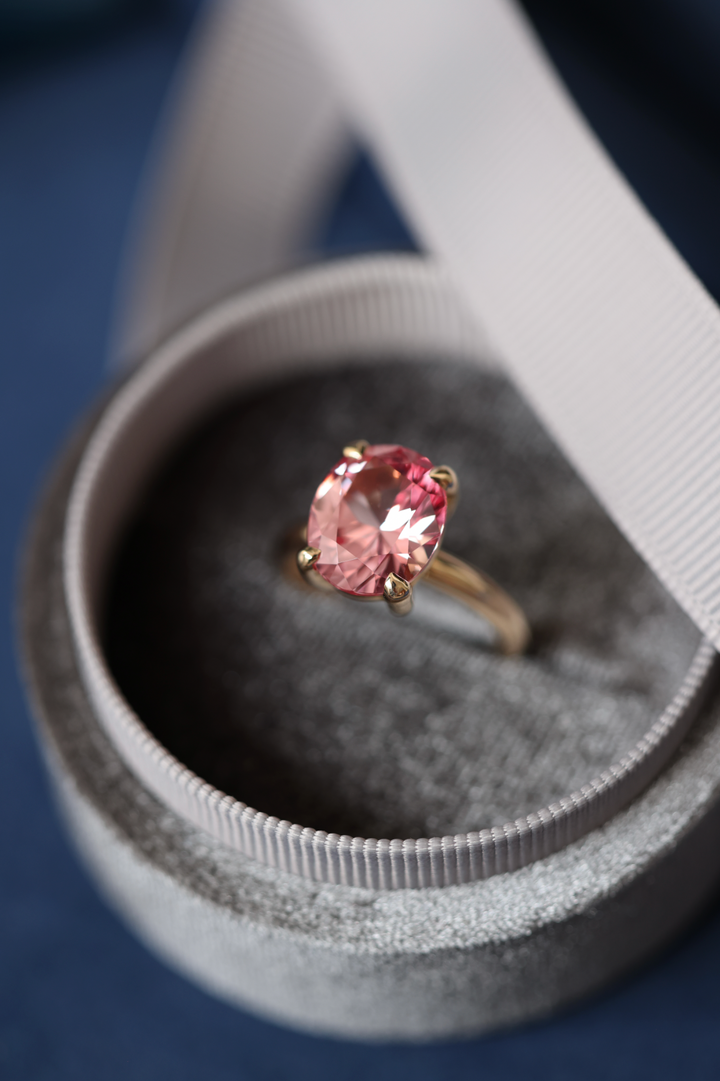 Pink Sapphire Bellevue Ring