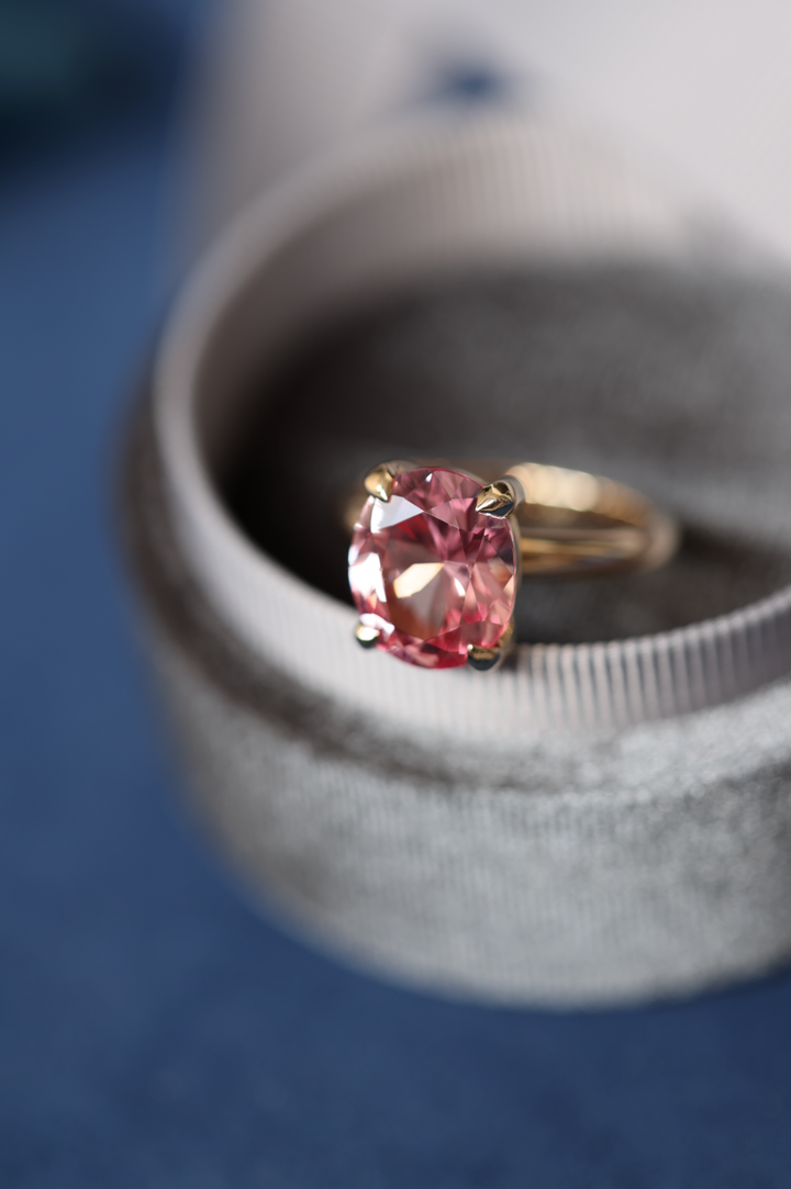 Pink Sapphire Bellevue Ring