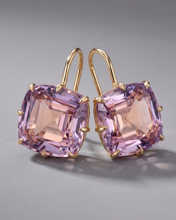 Antique Cut Rose de France Earrings