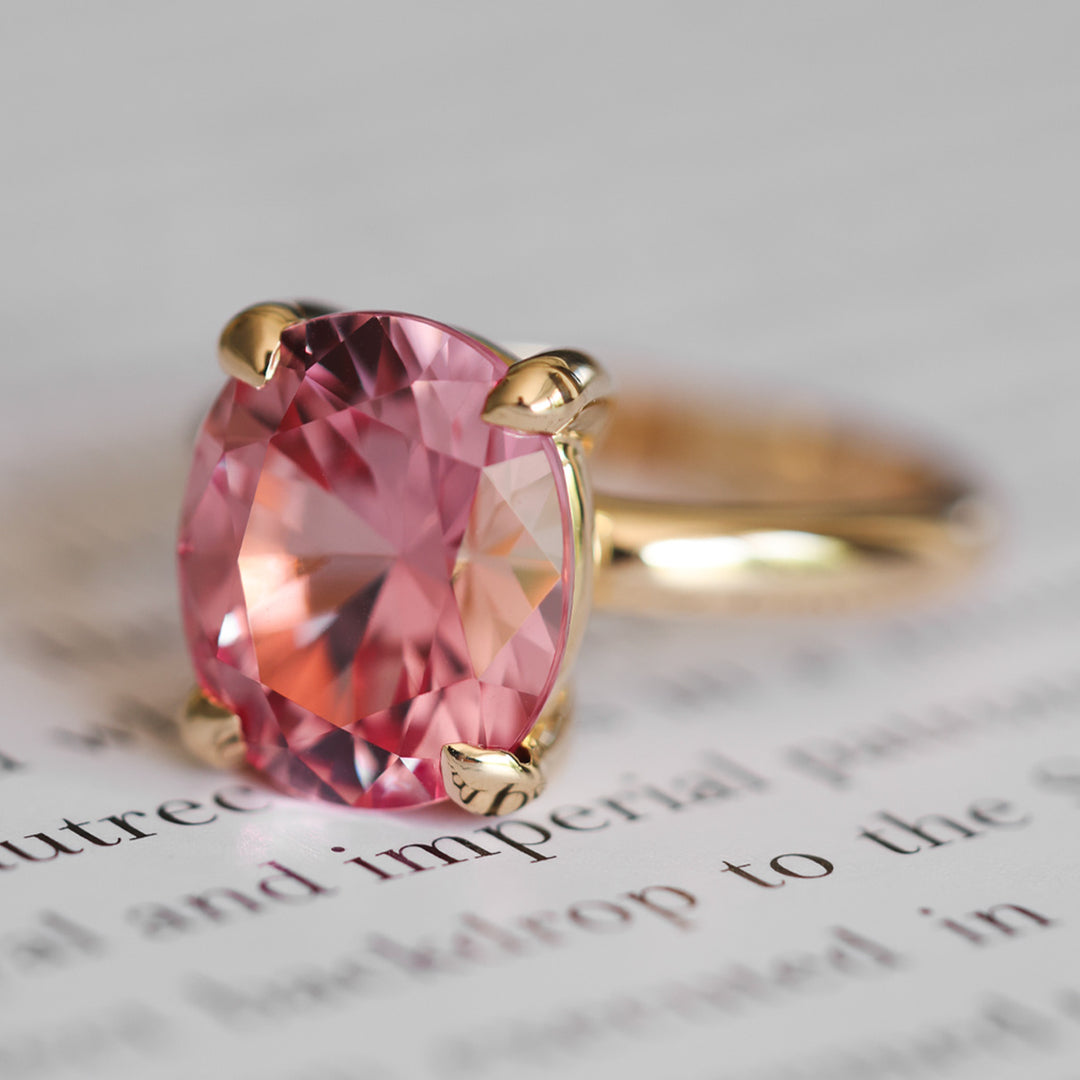 Pink Sapphire Bellevue Ring