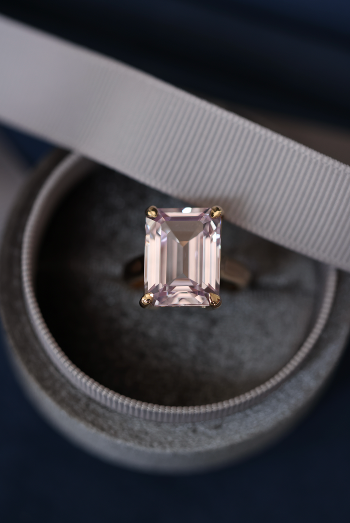 Light Pink Sapphire Empire Ring