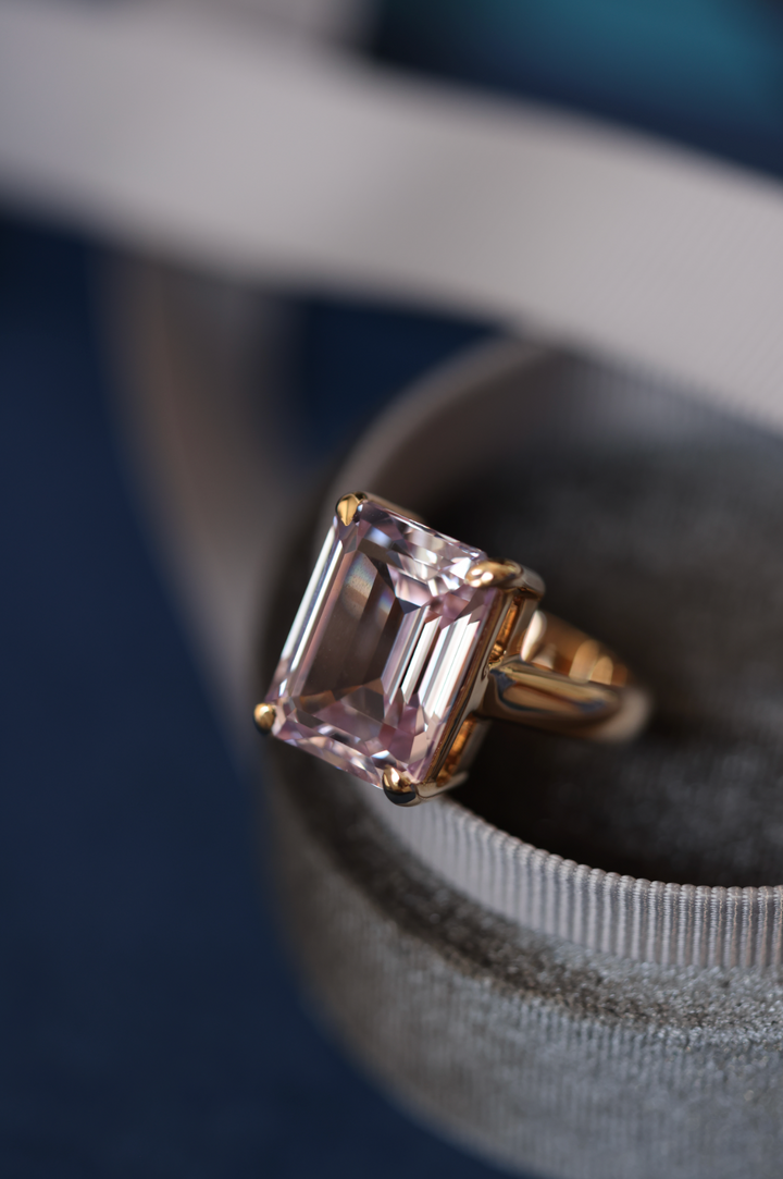 Light Pink Sapphire Empire Ring