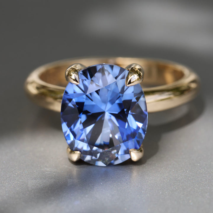 Blue Sapphire Bellevue Ring