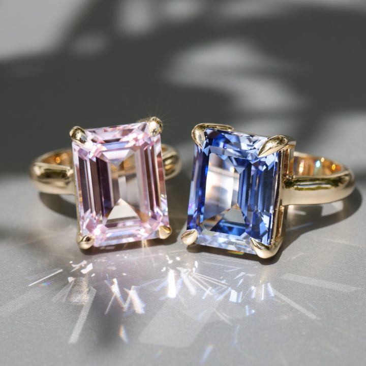 Light Pink Sapphire Empire Ring