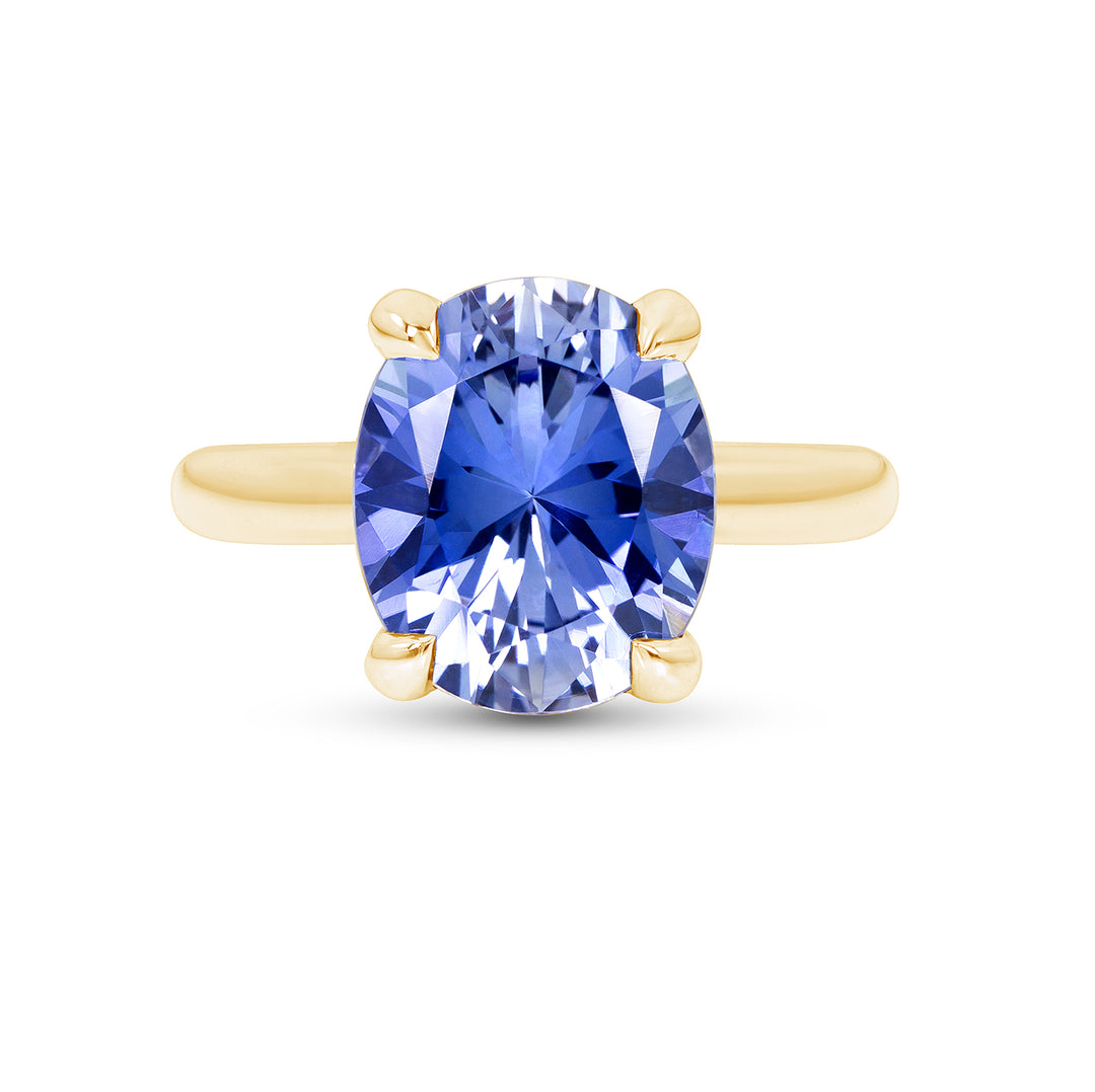 Blue Sapphire Bellevue Ring