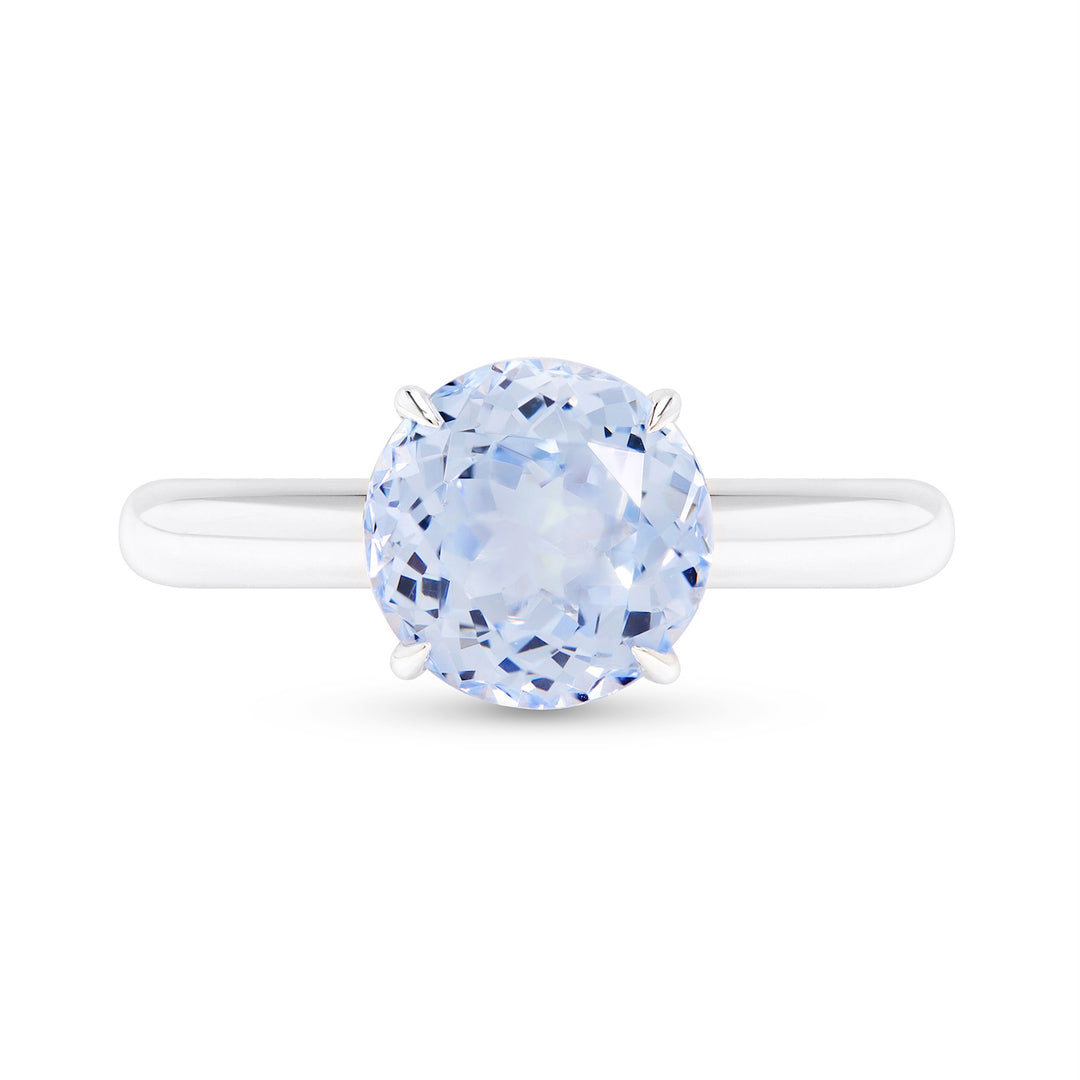 Blue Spinel 3.5 Carat Solitaire Ring