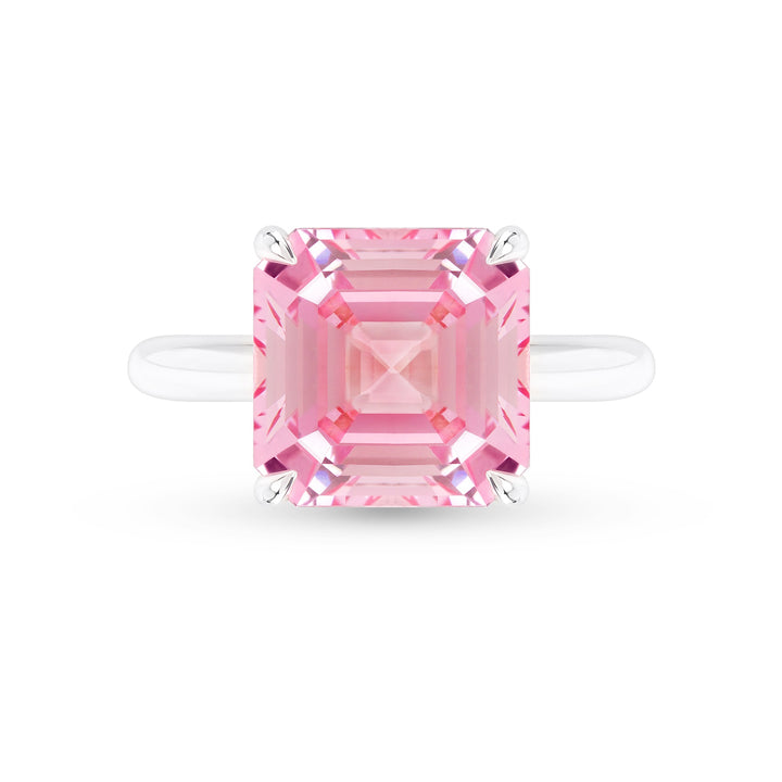 Pink Sapphire Riviera Ring