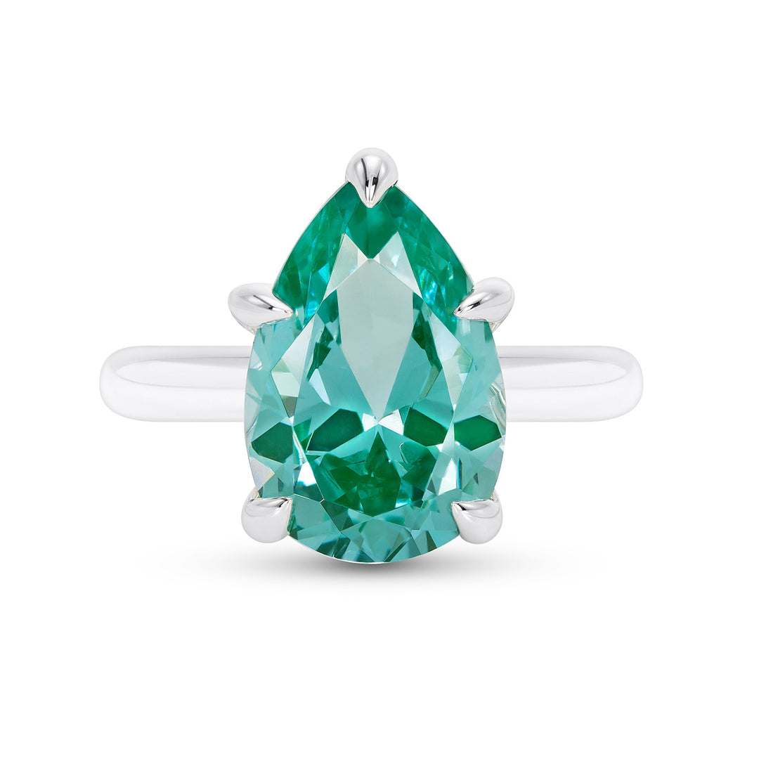 Pear Cut Paraiba Tourmaline Ring