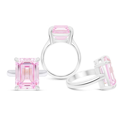 Light Pink Sapphire Empire Ring