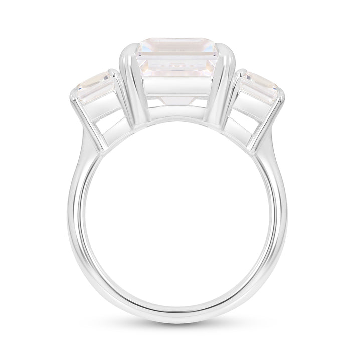 White Sapphire Orsay Ring