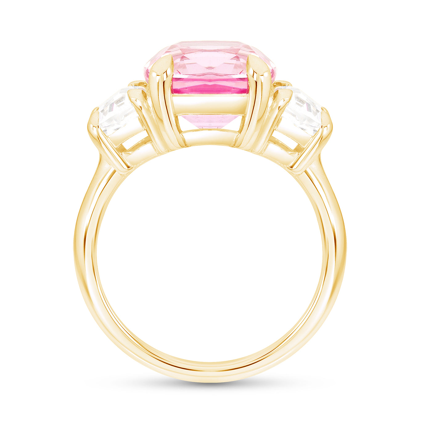 Pink Sapphire Victoire Ring