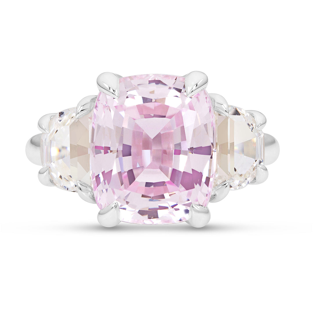 Light Pink Sapphire Victoire Ring
