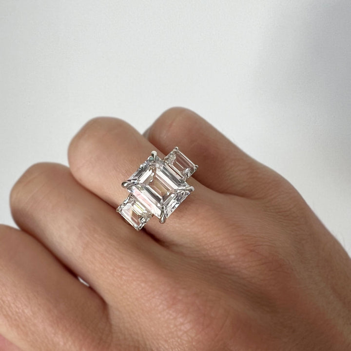 White Sapphire Orsay Ring
